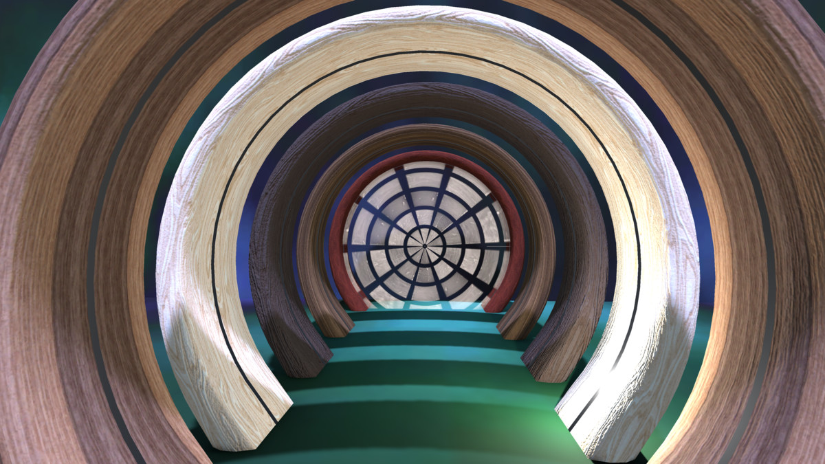 Enchanted Wooden Portals with VFX