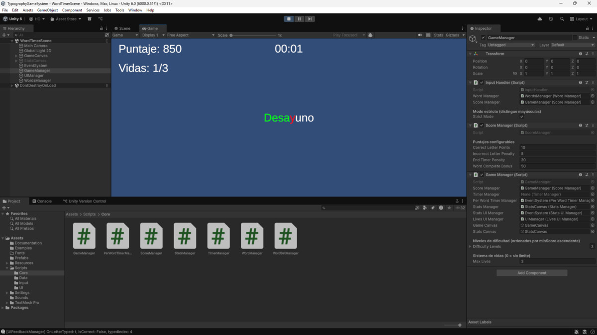 TypographyGameSystem