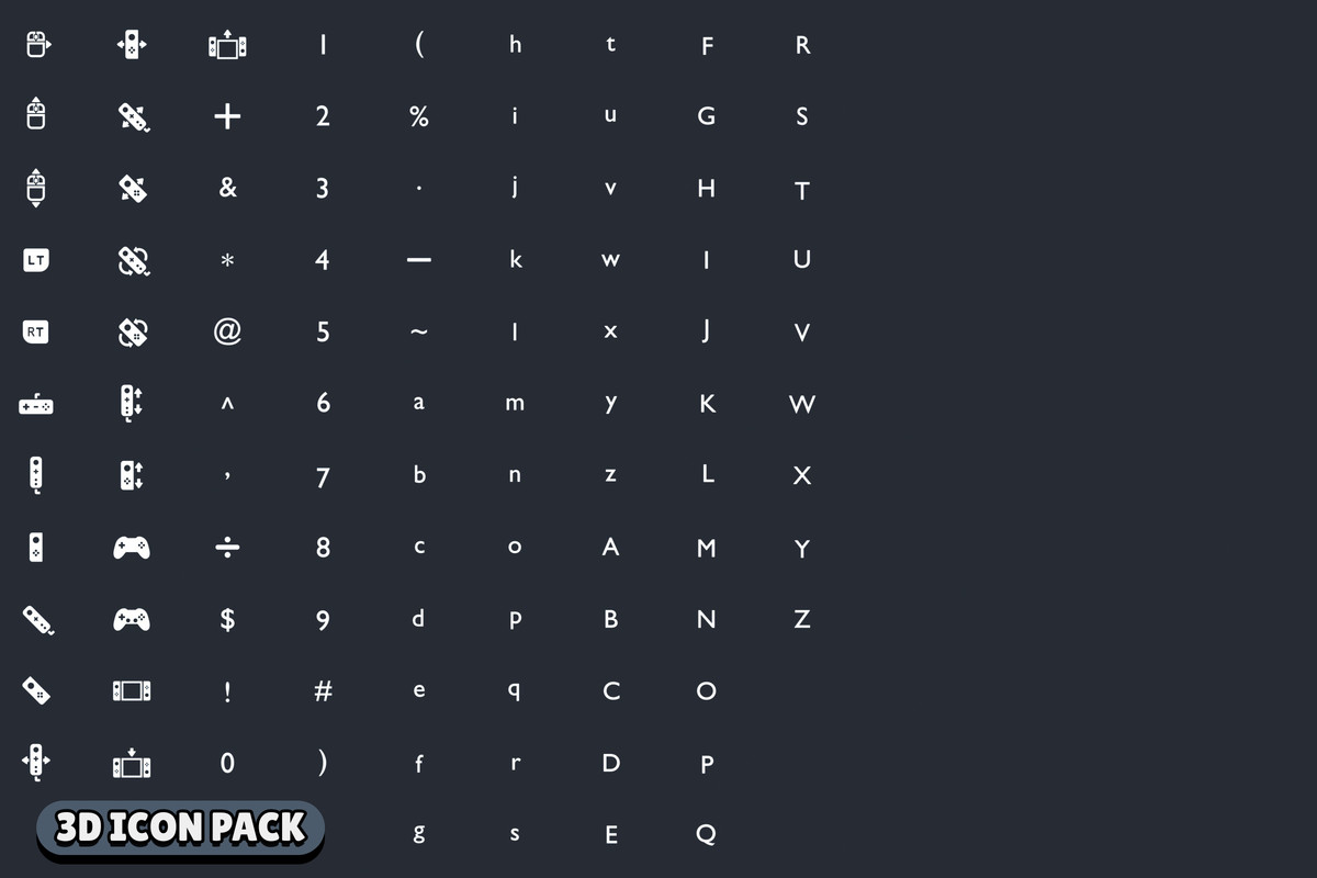 Low Poly 3D Icons - Pack