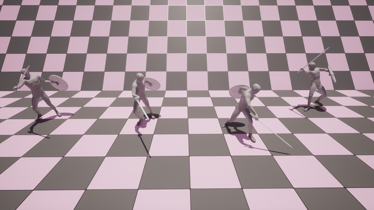 Knight Sword Fight Anim Set