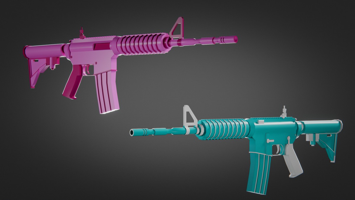 Ultimate Weapon Pack — 23 Guns + 943 Skins (Low Poly, Stylized, FPS/TPS Ready)