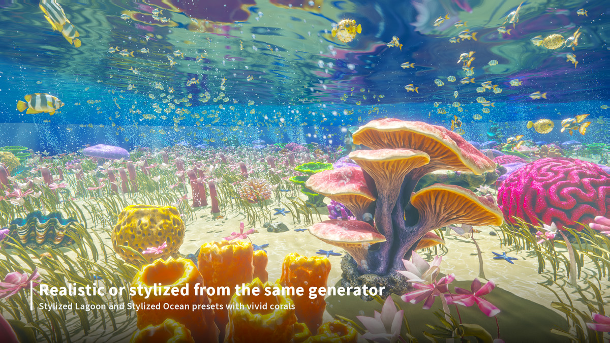 Real Underwater Worlds — Biome Generator & Rendering