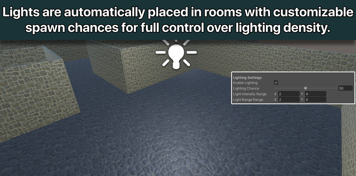 Dungeon Builder Pro 3.0 – Procedural Level Generator with NavMesh & Spawner
