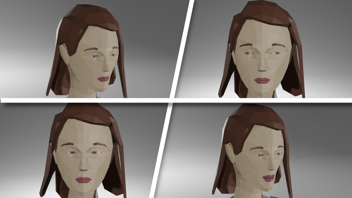 Low poly Characters - Modern theme
