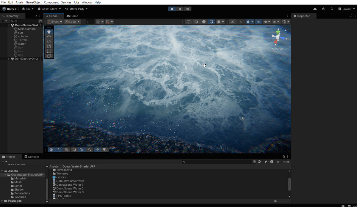 Sea / Water / Ocean shader - 3 (URP)