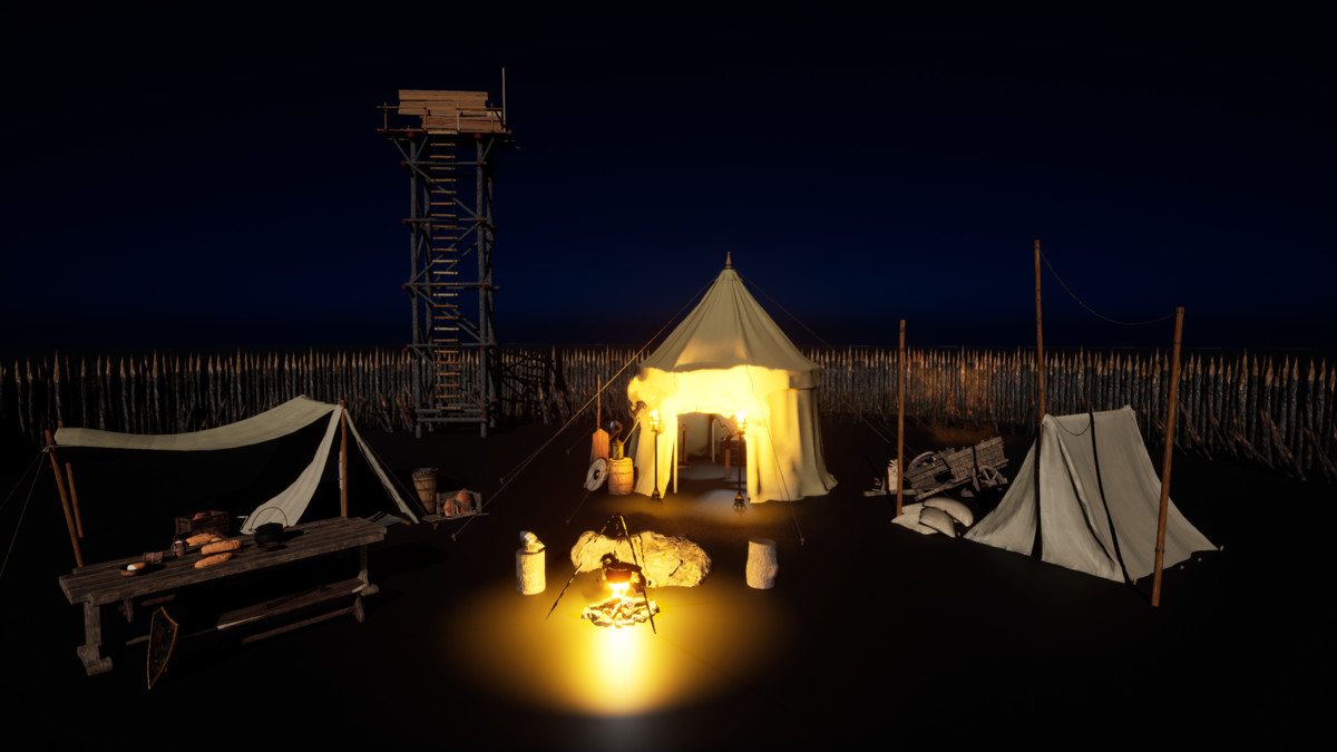 Medieval Bandit Camp