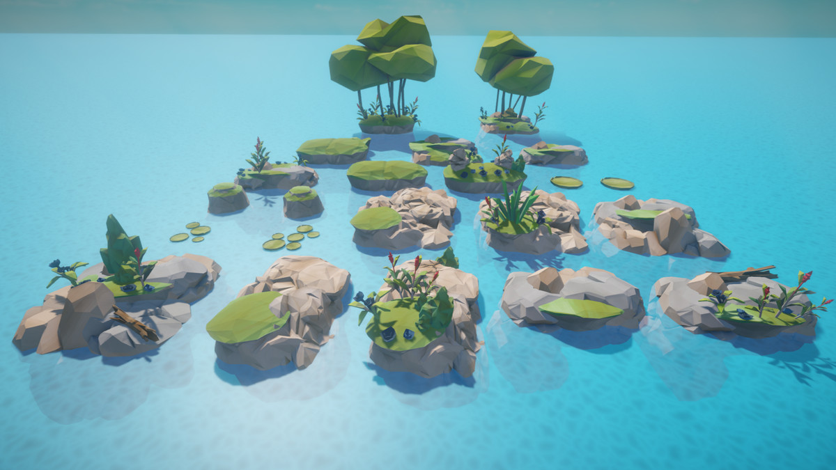 Stylized Cozy Riverside - Modular Pack