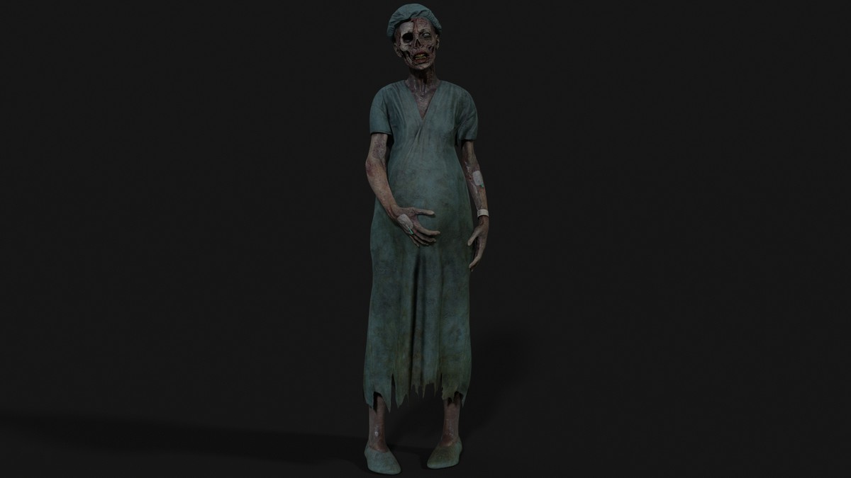 Pregnant Walker — Zombie Hospital Collection