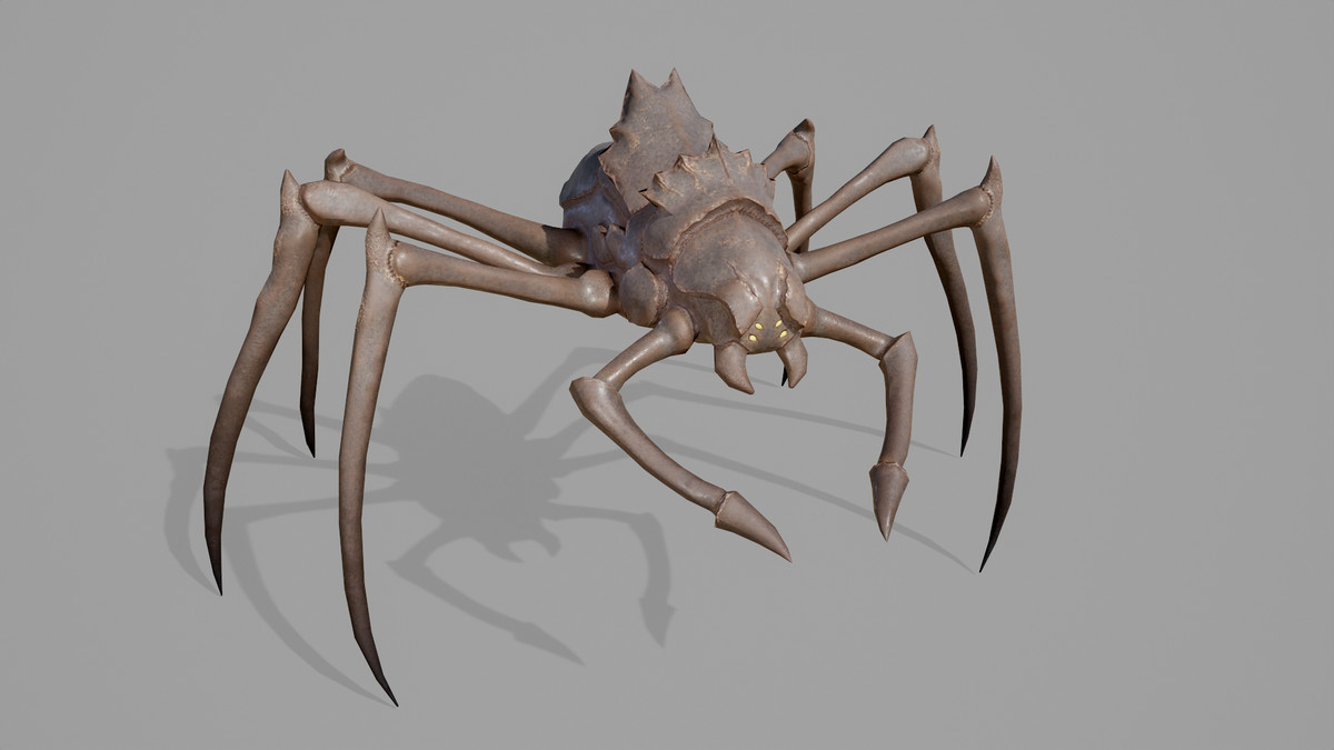 Stylized_Spider_4 7 Skin Variants Pack