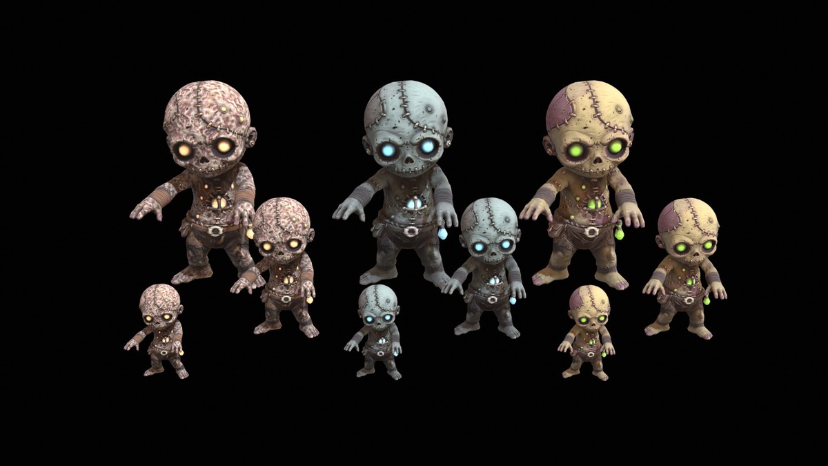 Chibi Necro Zombie Boy