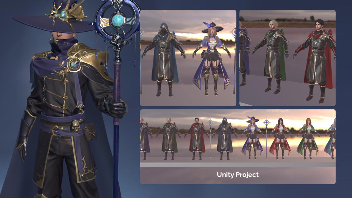 MMORPG Characters - Mega Collection - Warriors, Archers, Mages