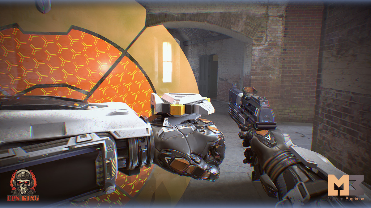 Sci-Fi Hands With Pistol