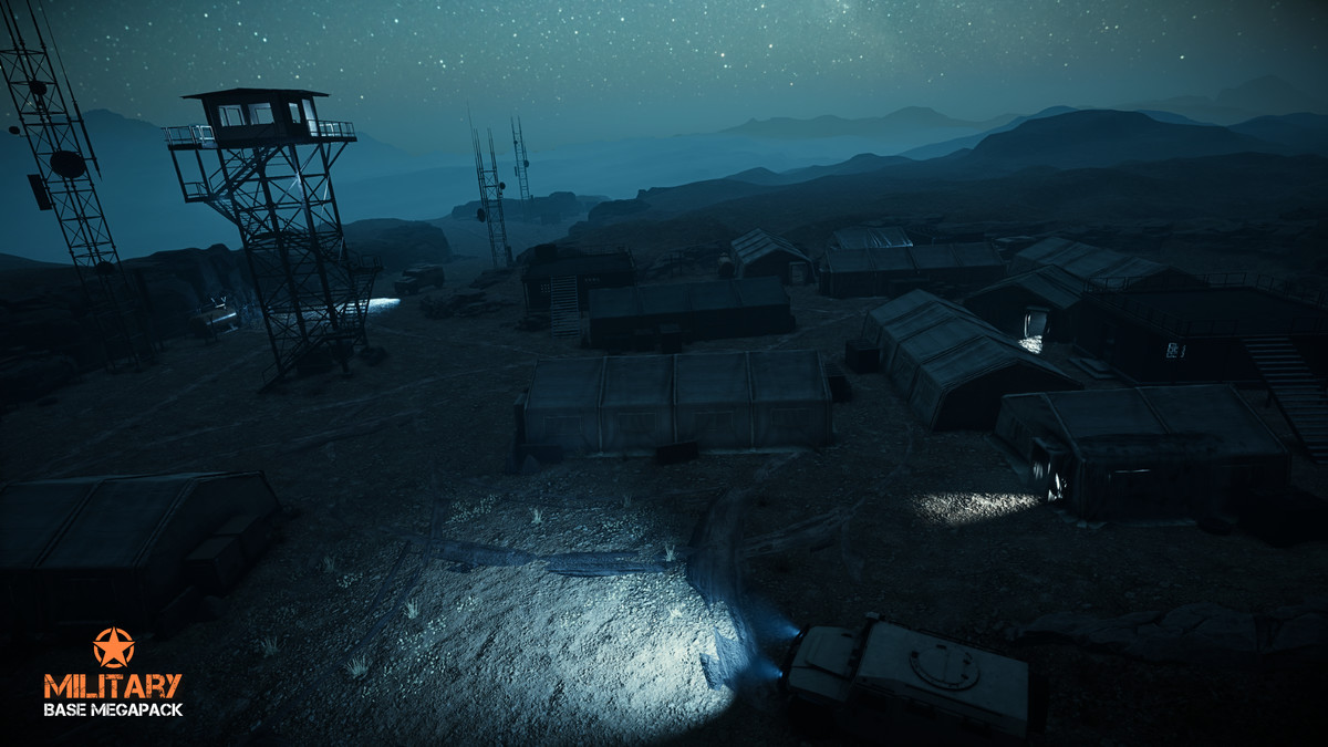 Military Base Megapack (Modular Military Base, Military Facility, Outpost, Army)