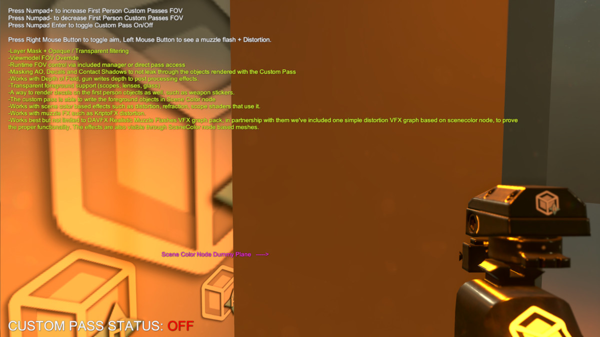 H_RenderObjects Custom Pass for HDRP