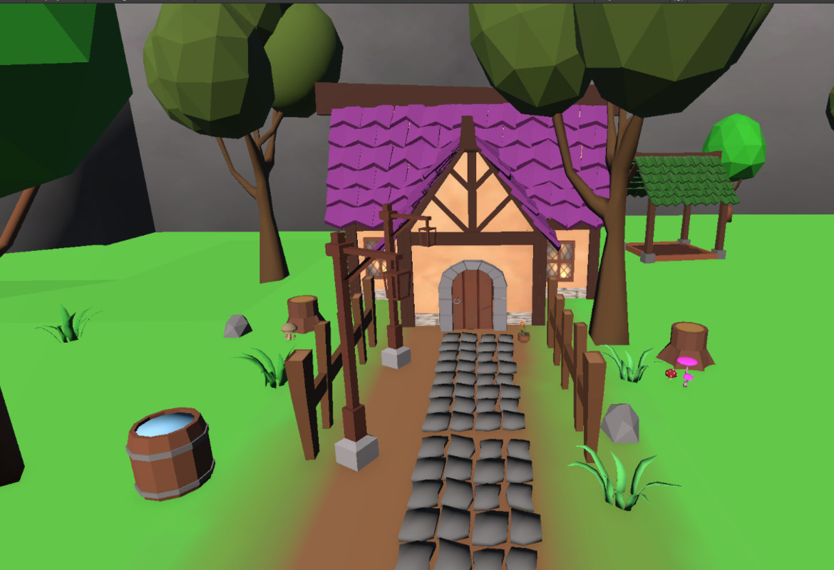 Stylized Medieval Village - Low Poly Pack
