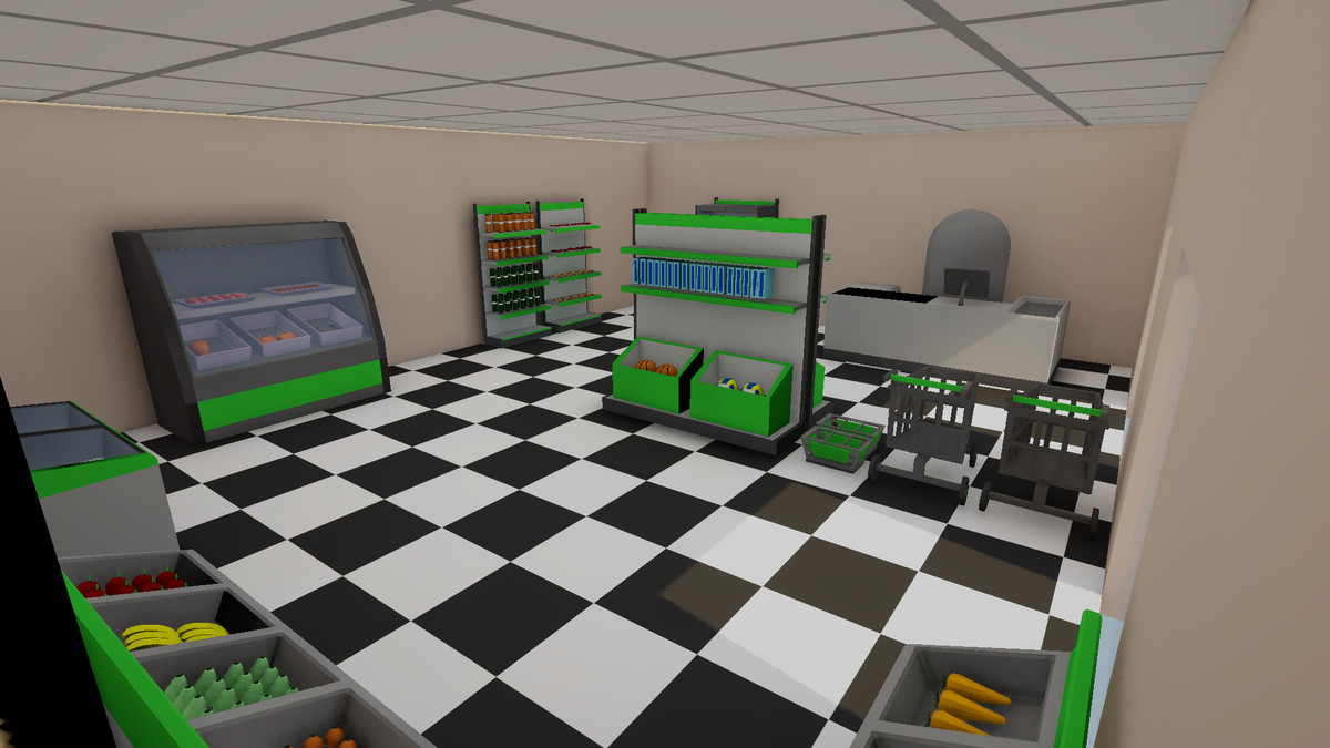 Low Poly Supermarket