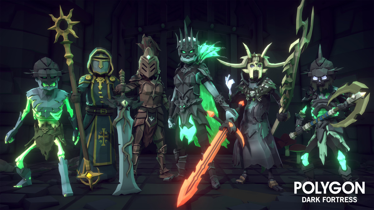 POLYGON - Dark Fortress - Low Poly 3D Art by Synty