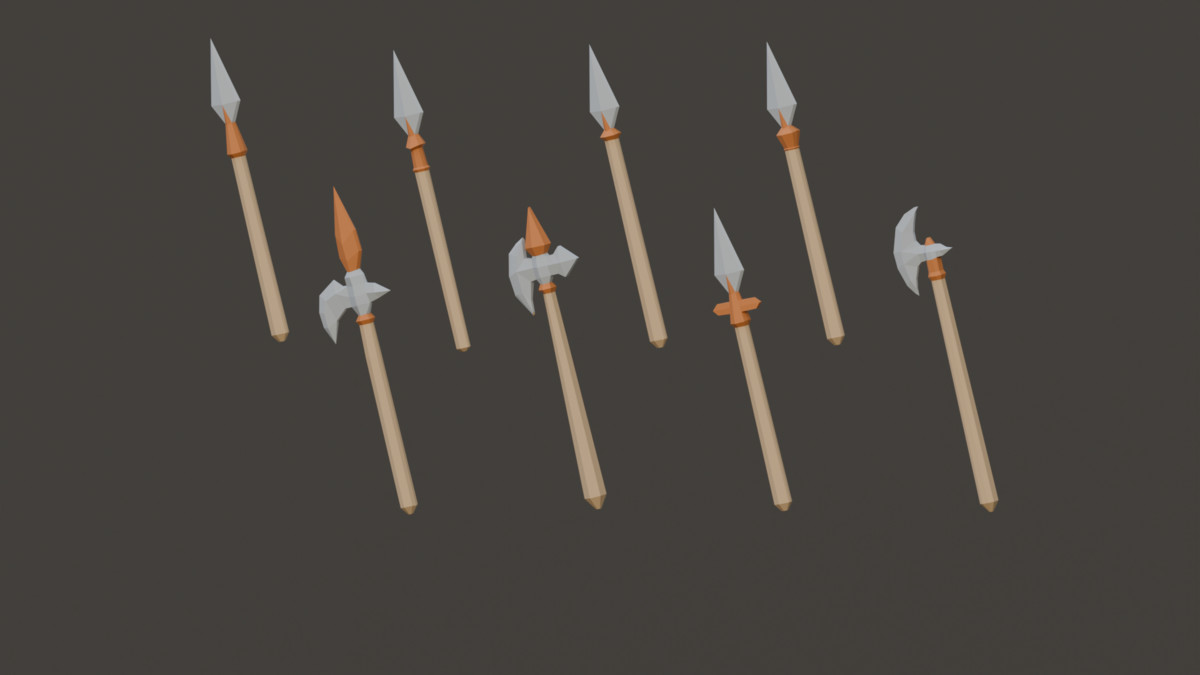 Fantasy Melee Weapons - Low Poly Pack