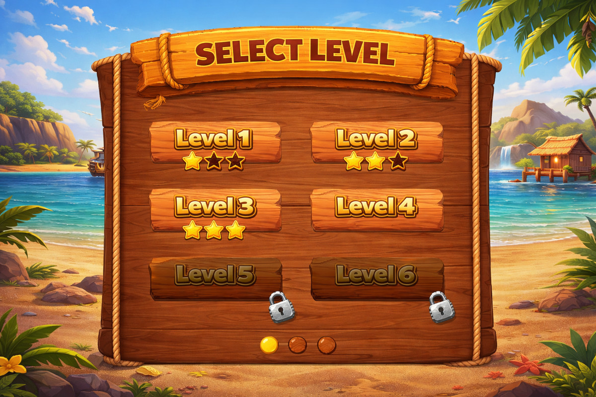 Mobile Main Menu UI Pack (Clean & Animated)