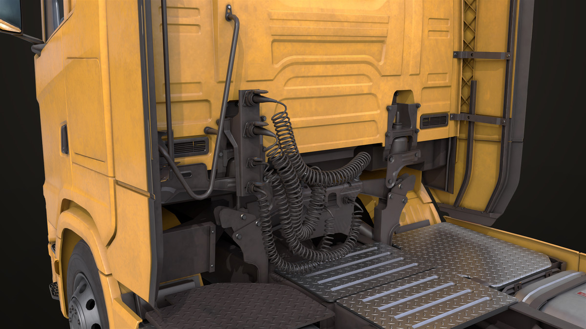 Chassis 06 Yellow URP HDRP Textures