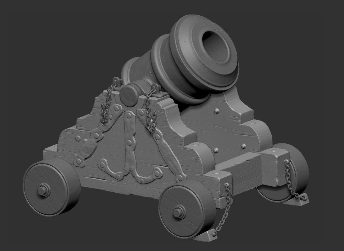 Mortar Medieval Cannon