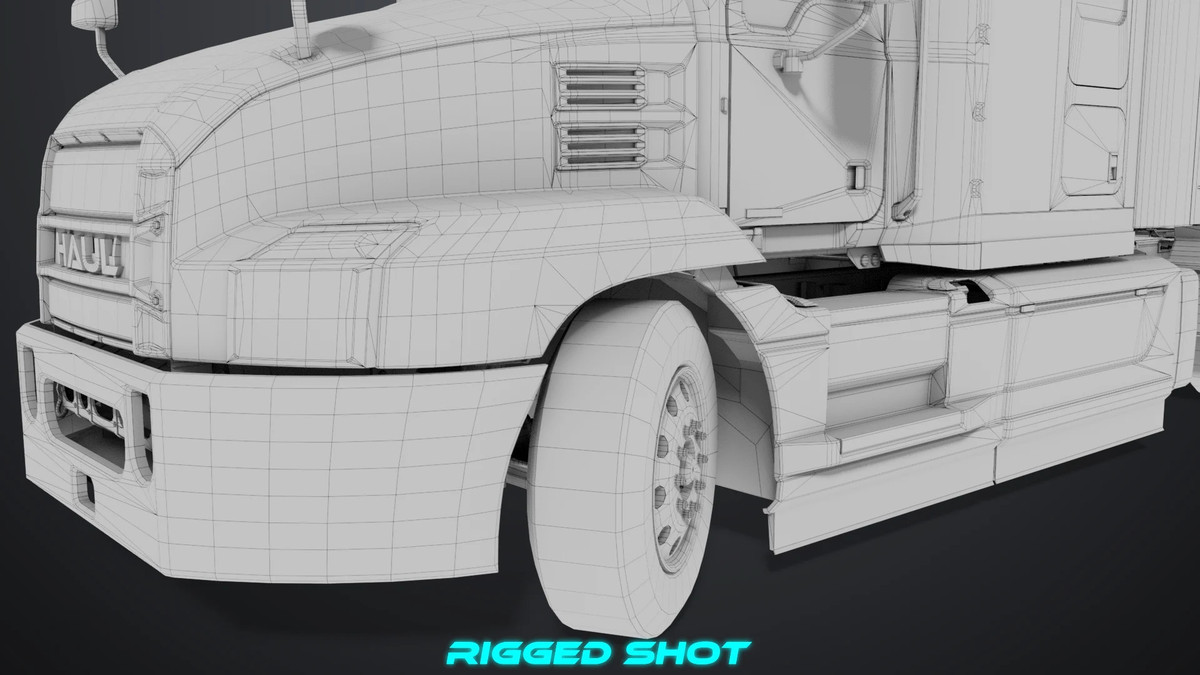 Heavy Truck 6 Chassis Collection URP HDRP Textures