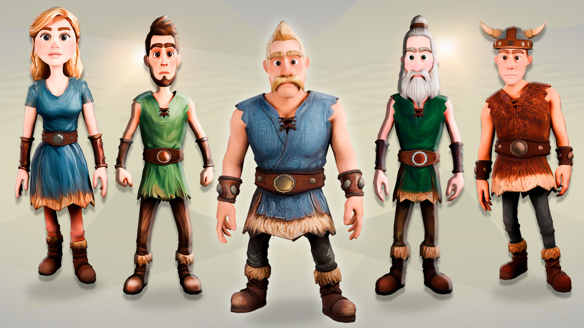 Stylized Viking Character Collection 1
