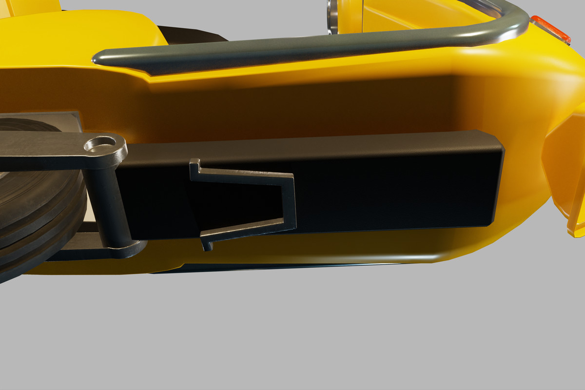 Cartoon Scooter – Stylized Vehicle