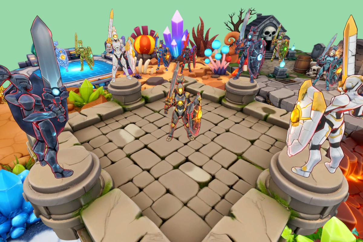 Lumina Knight - Stylized Fantasy Monster (Rig + Animation) – PixeliusVita