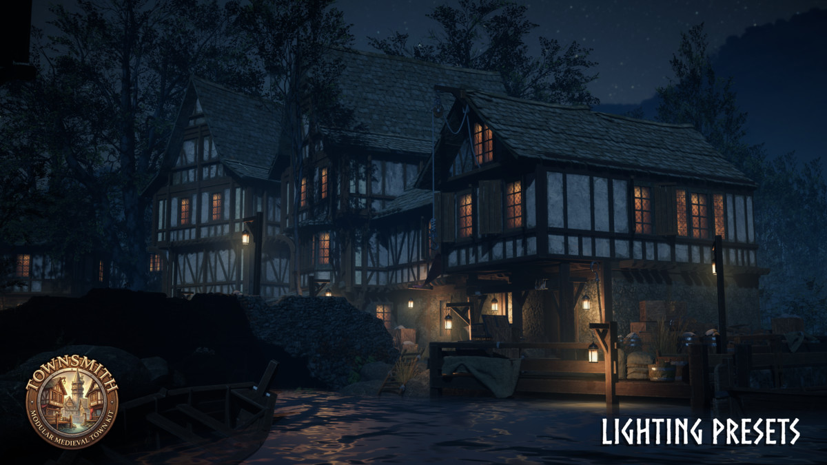 Townsmith: Modular Medieval Town (Medieval Town, Modular Fantasy Town, Town)