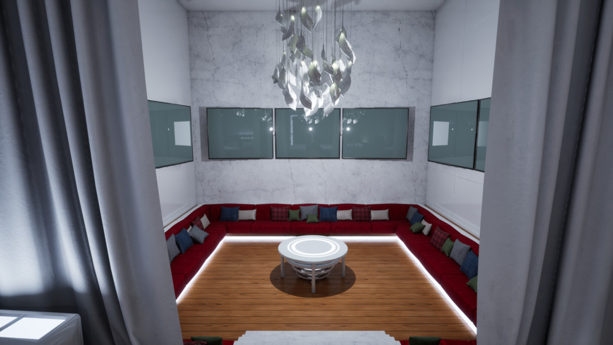 Futuristic Cinema Complex & Entertainment Center