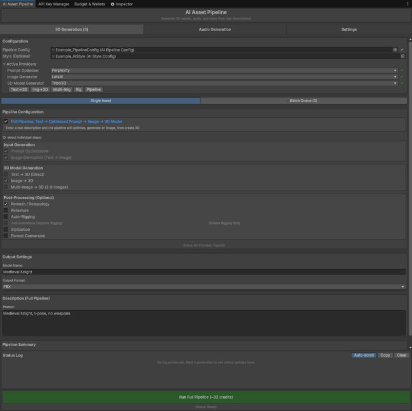AI Asset Pipeline