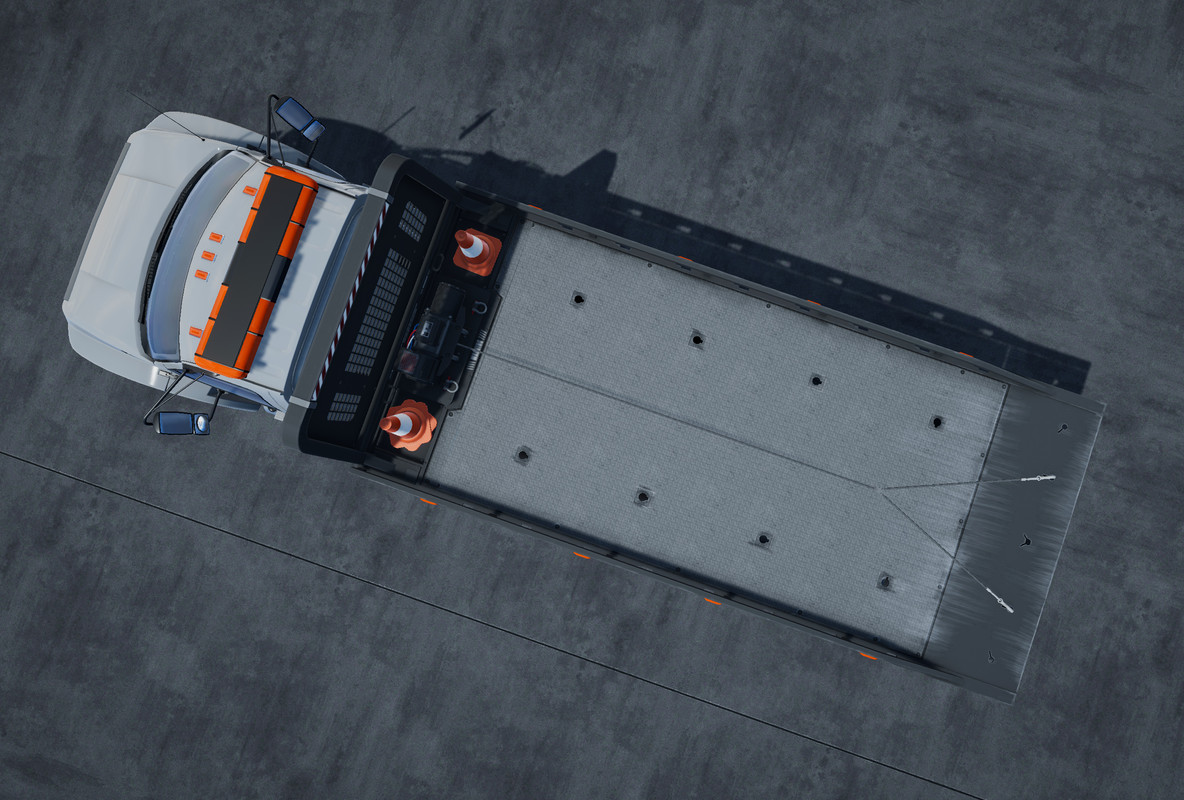 Rollback towing truck