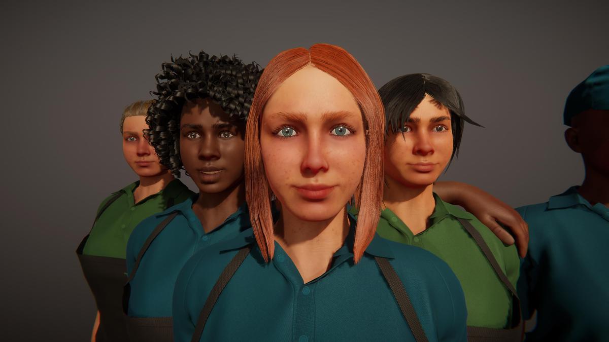 Female Shop Staff (Female modular characters)