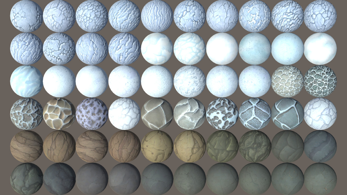 450+ Stylized Textures - Mega Pack Vol 7