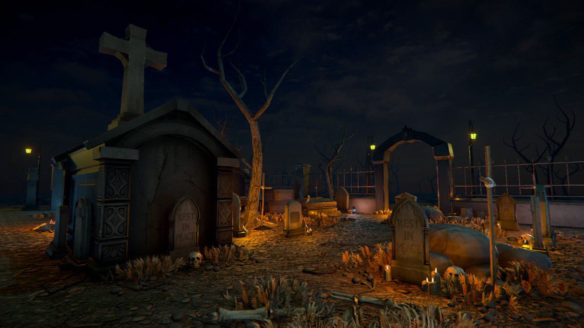 Realistic Cemetery Asset Package