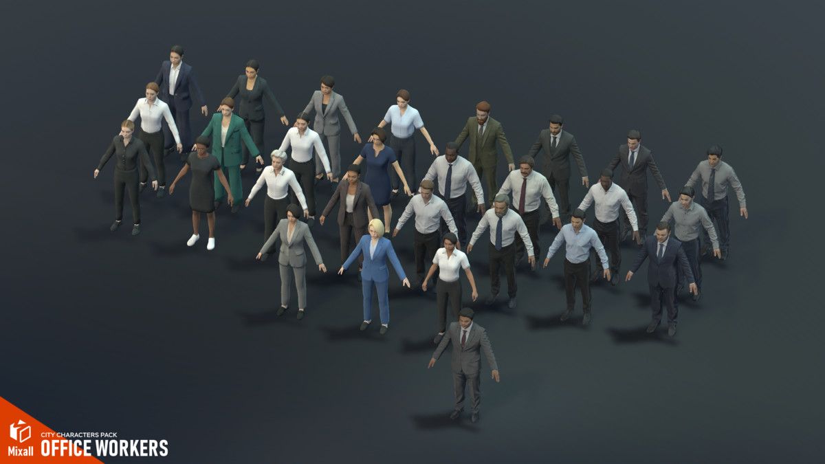 Office workers - city characters pack