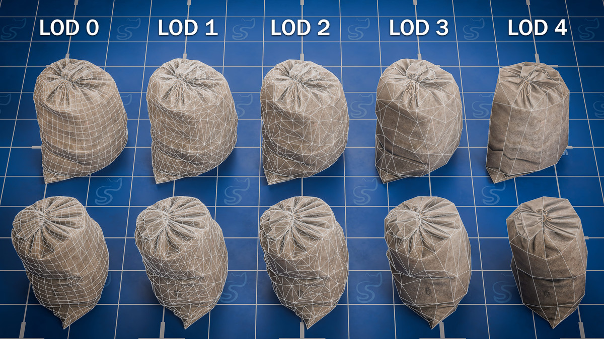 Realistic Garbage Bags Pack