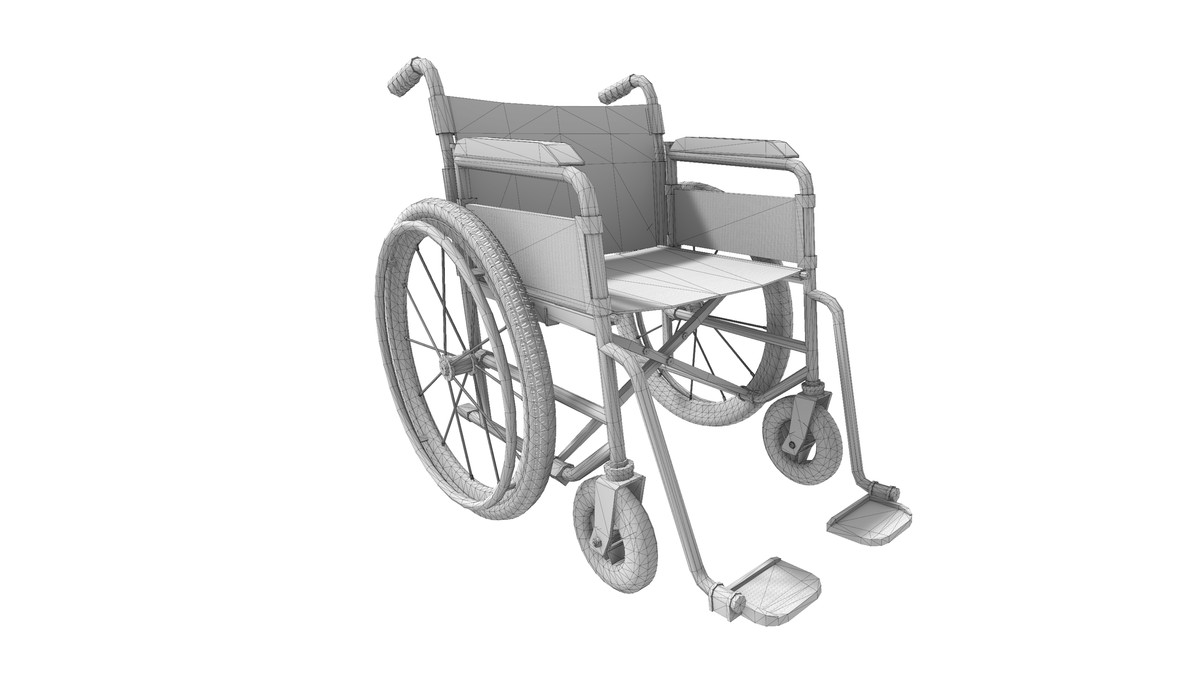 Wheel Chair 3D Model
