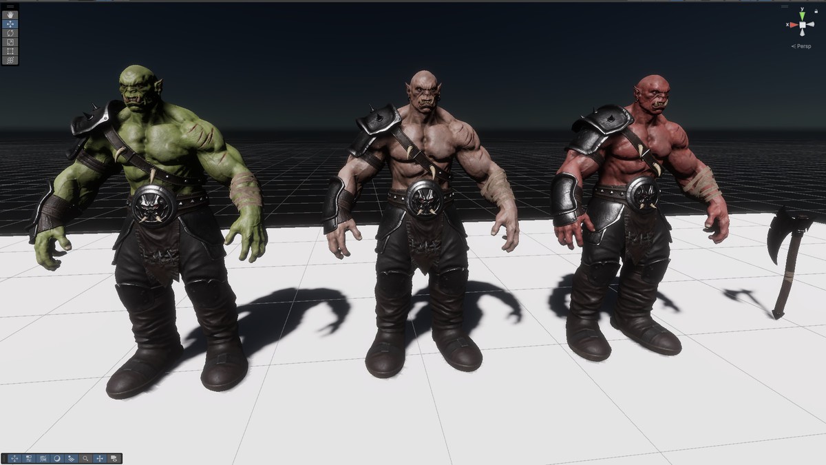 Realistic Orc Character