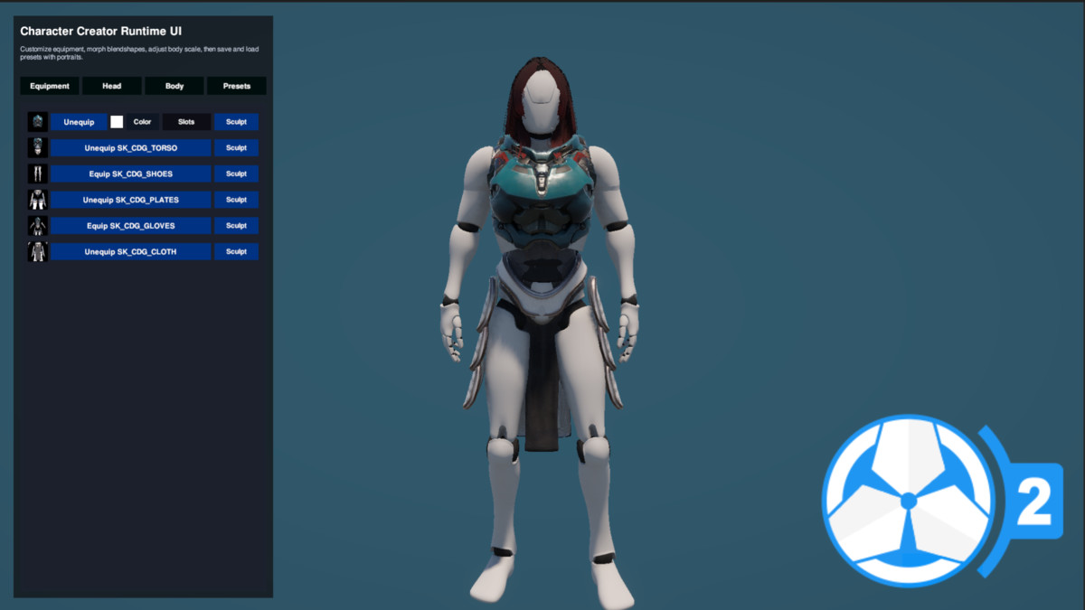 Crystal Character Creator | Sculpt Design Equip any Model & GC2 Integration
