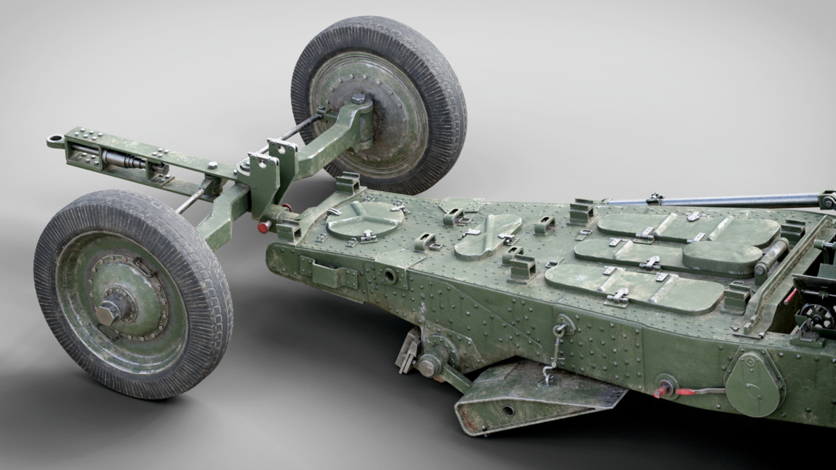 Rigged B-4 Howitzer WW2