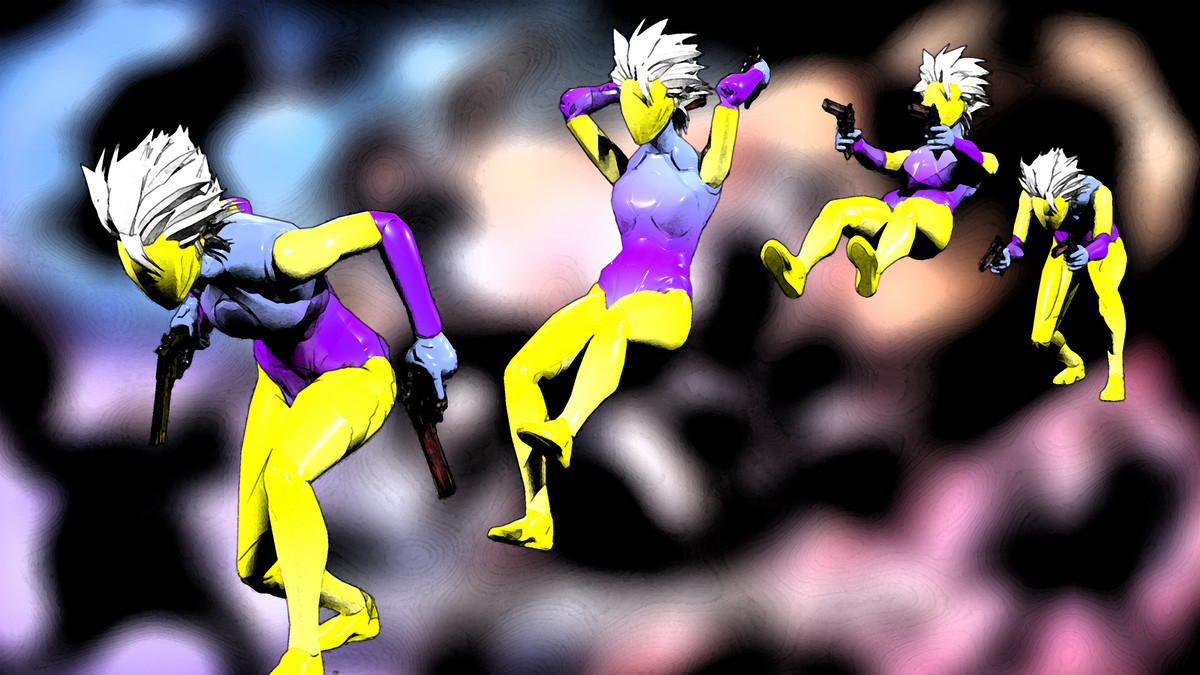 Anime Gun Combat Animation Pack - Dual & Single Handgun