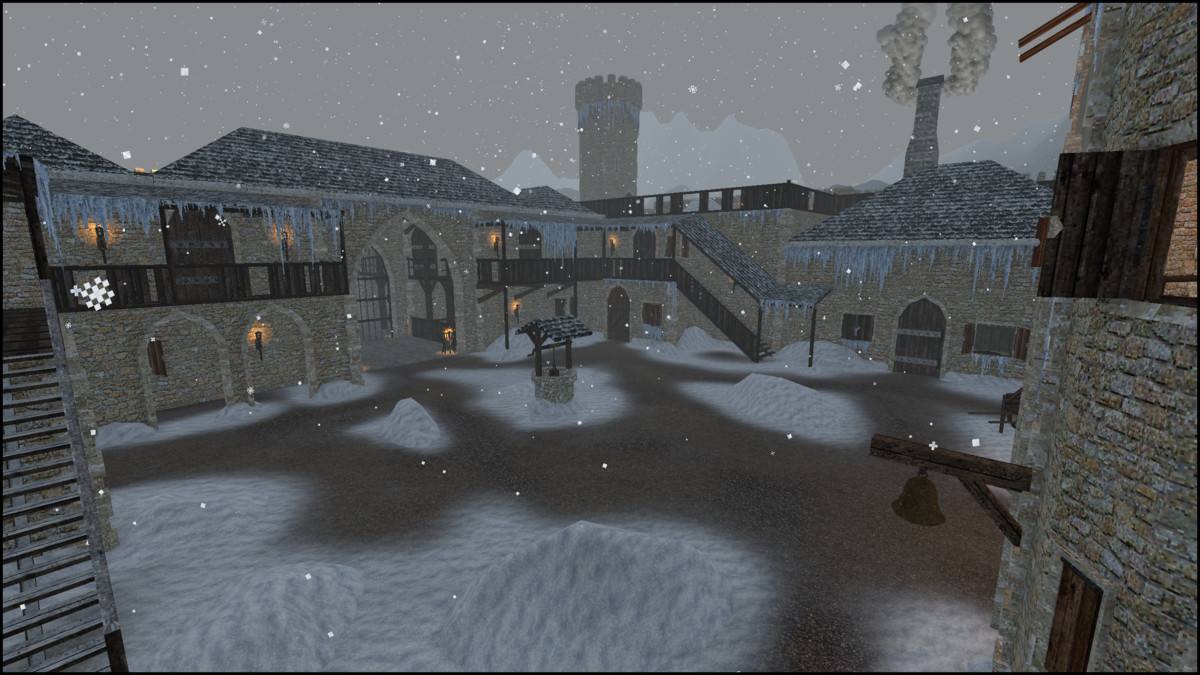 Cold Fortress - Retro Style Modular Environment Pack