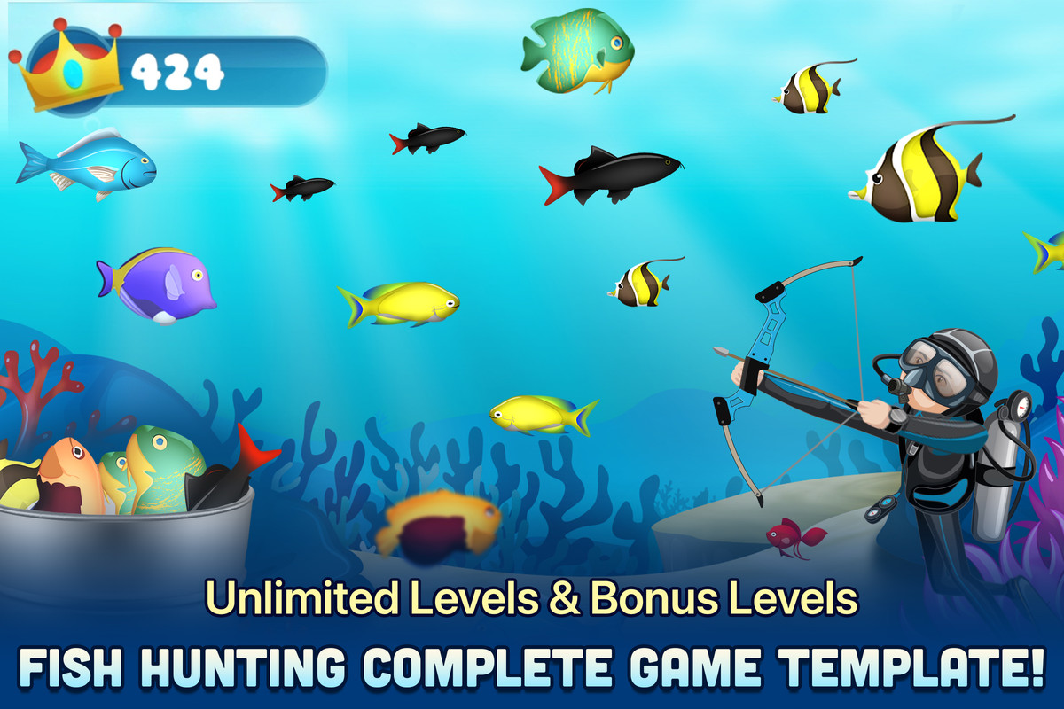 Fish Hunting Archery Complete Game Template