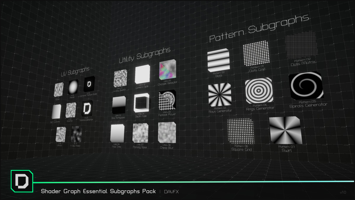 Shader Graph Essential Subgraph Pack