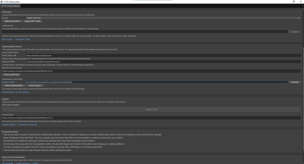 Addressables for Cloudflare R2