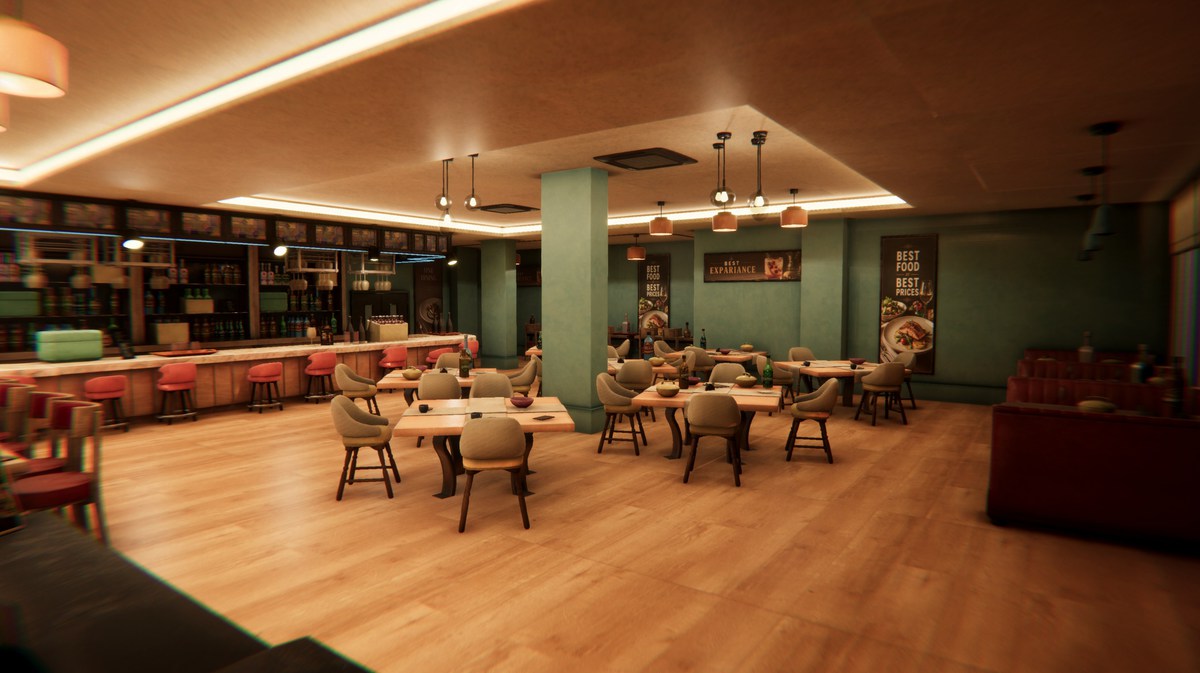 Restaurant & Bar 3d Modular Environment Pack