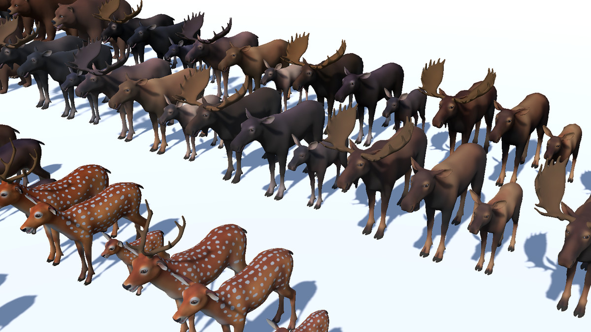 Cartoon Wild Animals