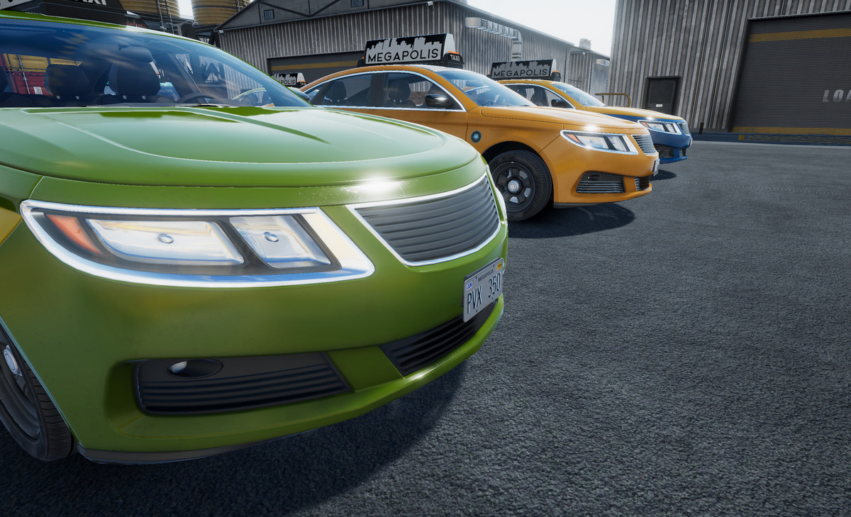 Generic taxi sedan